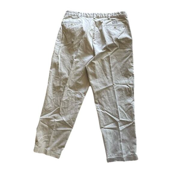 POLO RALPH LAUREN Vintage Pleated Front Chino Hammond Pant in Khaki Size 38 X 30 - Picture 6 of 9